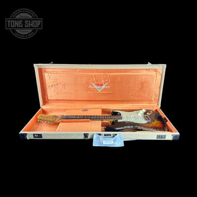 Fender Custom Shop Time Machine '63 Strat Super Heavy Relic Super Faded Aged Black Over 3 Color Sunburst w/case image 15