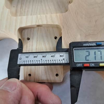Unfinished Ash HxH guitar body - for Fender Strat Stratocaster neck Floyd Rose J2419 image 9