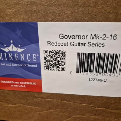 Eminence Governor MK2 2026 16 ohm like new! image 2