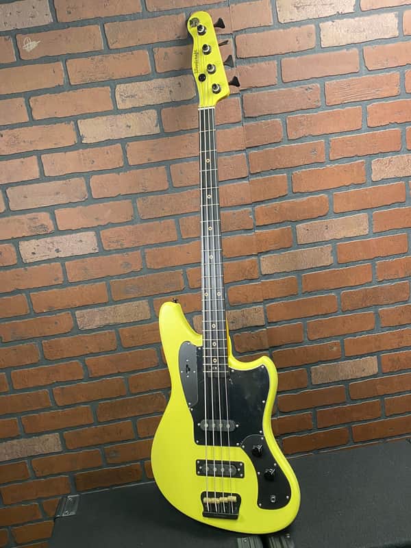 Woodcraft Electric Guitars Bobcat 4 Vintage White Custom Bass 34" Scale image 1