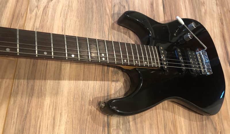 1990'S WASHBURN MERCURY MG-200 GROVER JACKSON HSS BLACK ELECTRIC