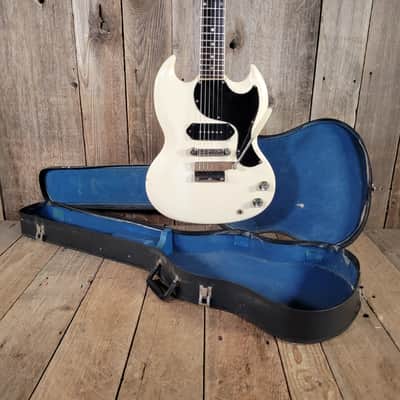 Gibson SG Junior 1965 519 Made in 1965 w/ Original Case Excellent - Polaris White image 20