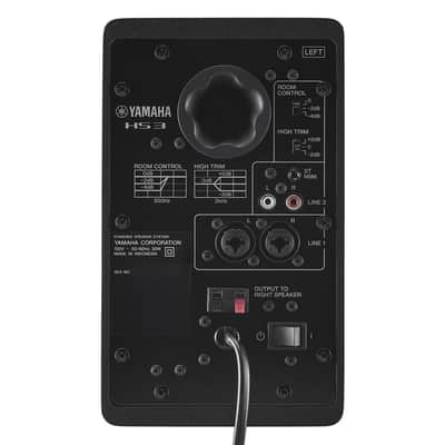 Yamaha Yamaha HS3 Active 3.5  2-Way Studio Monitors, Black image 7