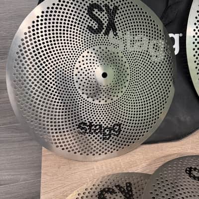Stagg SXM SET 4-Piece Silent Cymbal Set For Practice with Gig Bag #3295 image 3