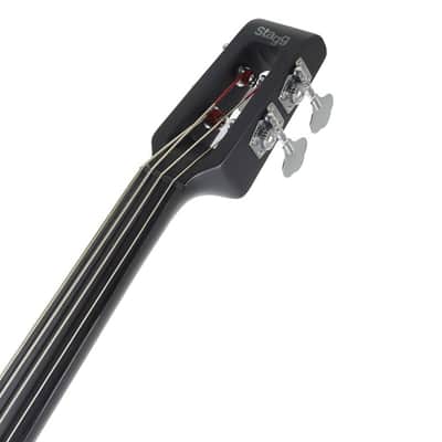 Stagg EDB-3/4 TR Solid Maple Top & Neck 3/4 Size Electric Double Bass w/Gig Bag image 10