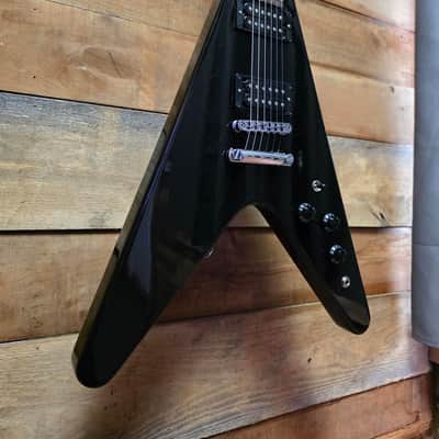 2023 Gibson USA 80's Flying V (Pre-Owned) - Black w/ Hard Case image 1