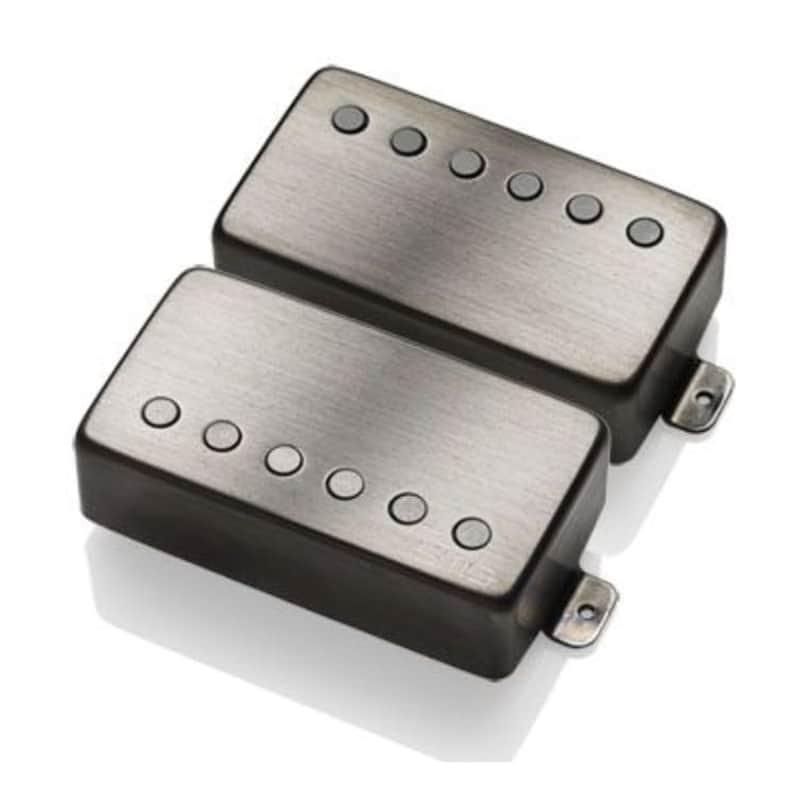 EMG JH James Hetfield Electric Guitar Pickup Set, Brushed Black Chrome image 1
