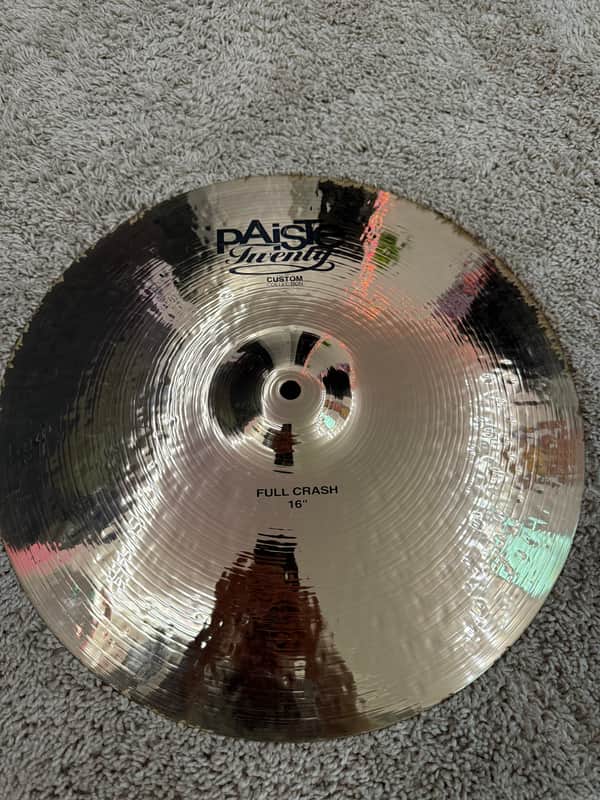 Paiste 16" Twenty Custom Full Crash Cymbal 2011 - 2015 - Brilliant image 1