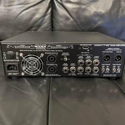 Mesa Boogie Subway TT-800 2-Channel 800-Watt Bass Amp Head 2020 - Present - Black image 2
