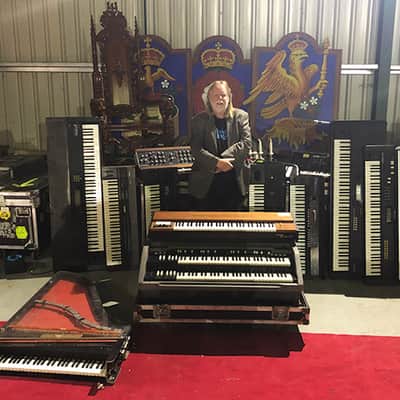 Yamaha V50 owned and used by Rick Wakeman of YES 1990 Black image 2