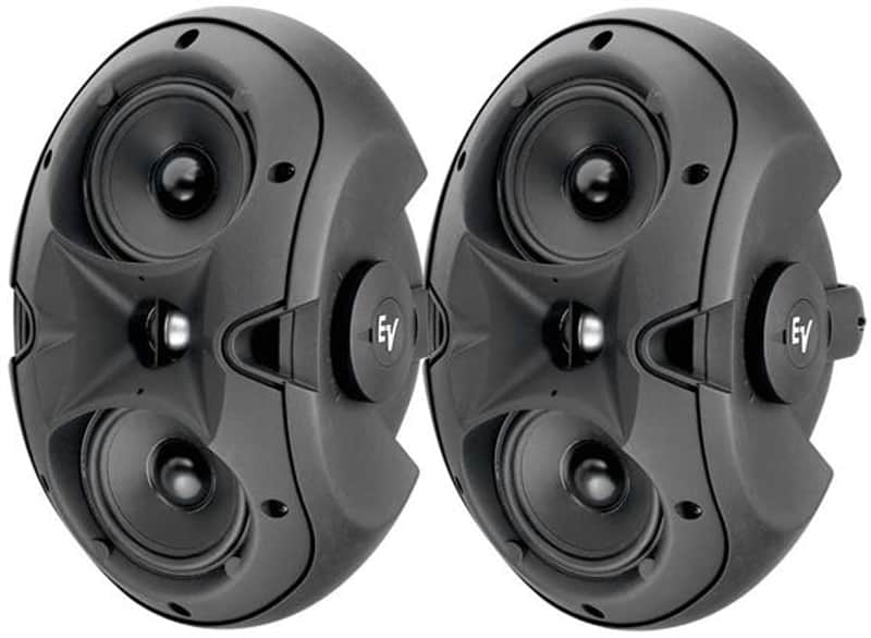Electro Voice Evid42 2-Way 4in Speaker Pair Blk image 1