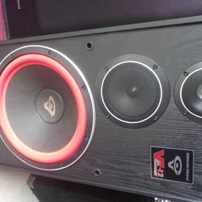 Pair of Cerwin-Vega VE-12 Floor Standing Home Stereo Speakers image 2