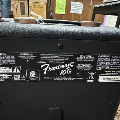 Barely Used Like NEW Fender Squier Frontman 10G 1 x 6-inch 10-watt Combo Guitar Practice Amplifier Local Pickup Item image 3