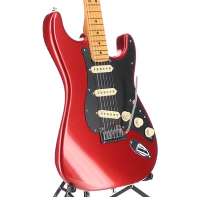 Fender Certified Pre-Owned American Ultra II Stratocaster, Maple Fingerboard, Sinister Red (L1) (37322) image 3