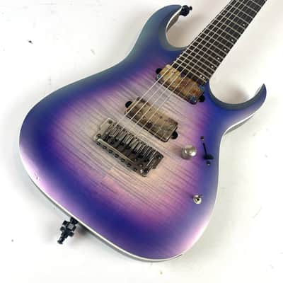 Ibanez RGA71AL-IAF Axion Label - Indigo Aurora Burst Flat image 2