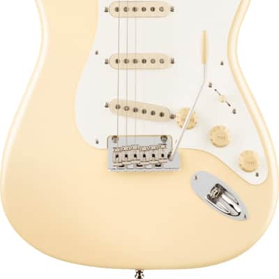 Fender Lincoln Brewster Stratocaster Electric Guitar, Maple Fingerboard, Olympic Pearl image 1