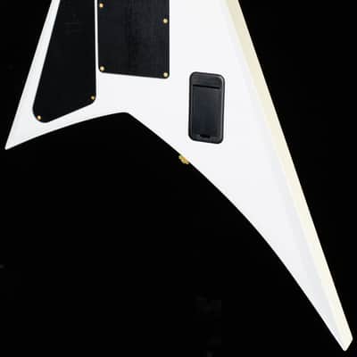 Jackson MJ Series Rhoads RR24MG Ebony Fingerboard White with Black Pinstripes (159) image 2