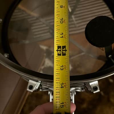 1970s Ludwig 6.5x14 Black Beauty Super Sensitive Snare Drum - READ DESCRIPTION image 13