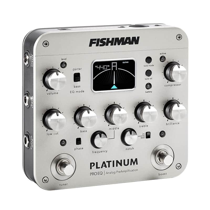 Fishman Platinum Pro EQ DI Acoustic Guitar Preamp Effect Pedal image 1