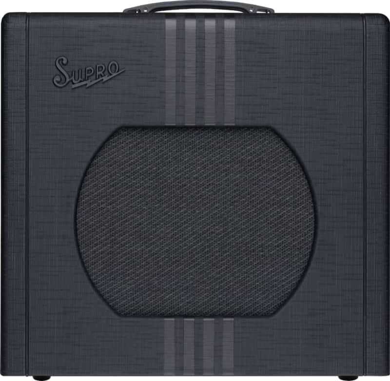Supro Delta King 12 Black/Black 12" Speaker All Tube Tone image 1