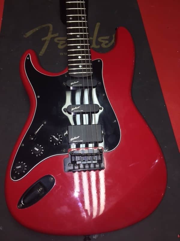 1980's Left Handed Kramer ZX30H Red and Black with Case image 1