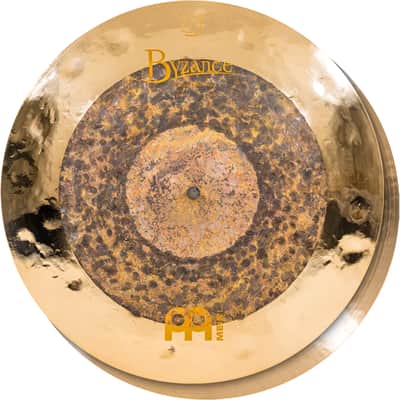 Meinl 15” Byzance Extra Dry Dual Hi-Hat Cymbals image 1
