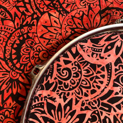 16" single layer Drum Bunny cloth drum cover - dampener - partial mute - compare to Drum Tortillas - Quesadilla - Big Fat Snare image 3