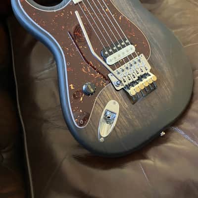 Left Handed Custom Charvel Tribute Guitar Floyd Rose Seymour Duncan Tb-4 Ash Body image 3