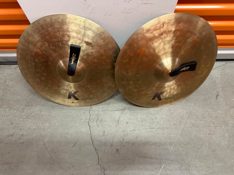 Zildjian K Symphonic Traditional 18" Orchestral Crash Cymbals image 1