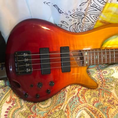 Ibanez SR870 Electric Bass Guitar Active Autumn Leaves Gradient w Case image 2