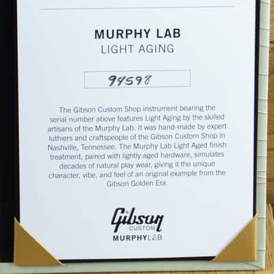 Gibson Custom M2M Murphy Lab 59 Les Paul Standard Light Aged, Handpicked Top, Royal Tea Burst Top #34 94598 image 7