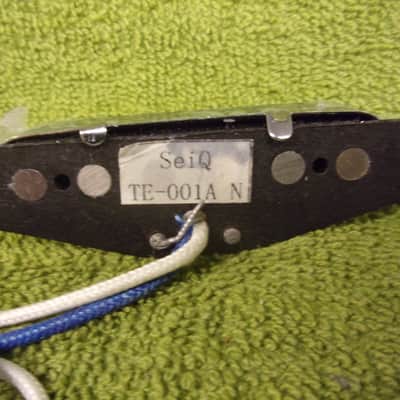 REVISED:  Fender Telecaster pickups and bridge plate, 1990'S OR 2000'S, BLACK & SILVER, Cipollina image 8
