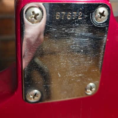 Vintage 1962 1 Owner Fender Stratocaster Slab Board Brazilian Rosewood Fretboard Candy Apple Red Refin w/ OHSC image 22