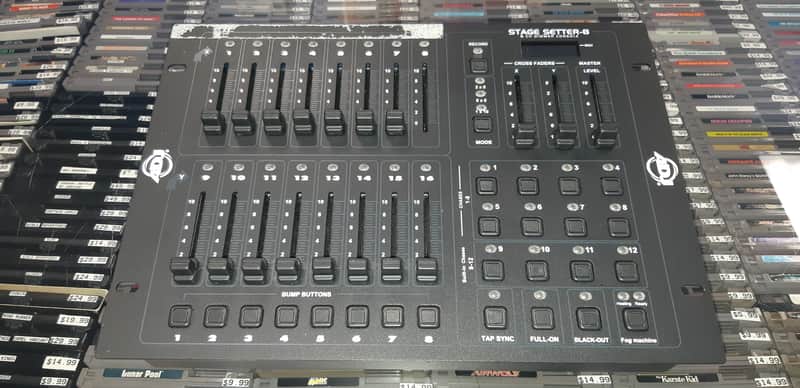 American DJ STAGE-SETTER 8-Channel Lighting Controller 2010s - Black image 1