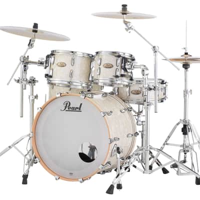 Pearl Session Studio Select Series 4-Piece Shell Pack with 24" Bass Drum - Nicotine White Marine Pearl (STS924XSP/C405) image 5