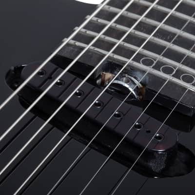 Schecter Sunset-7 Triad Gloss Black image 8