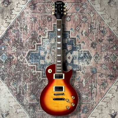 2020 Epiphone Les Paul Standard 50s Heritage Cherry Sunburst Electric Guitar W/ Roadrunner Gigbag! image 5