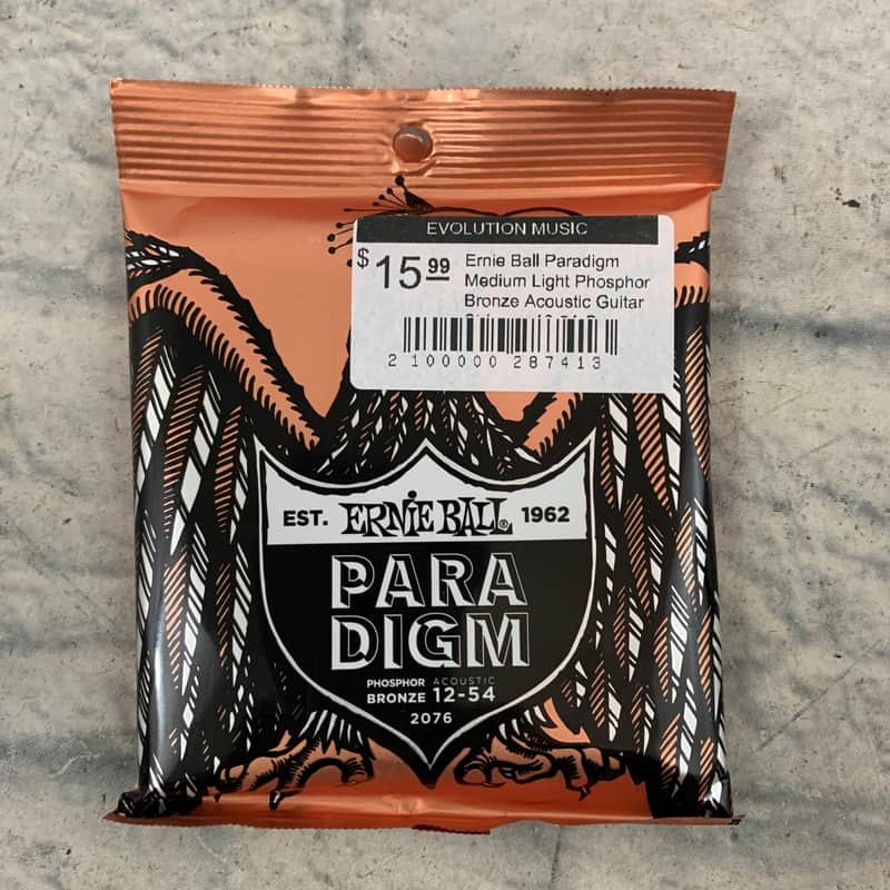 Ernie Ball Paradigm Phosphor Bronze Acoustic Strings 12 - 54 image 1