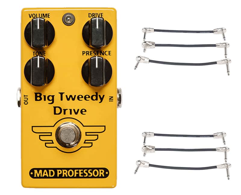 Mad Professor Big Tweedy Drive + 2x Gator Patch Cable 3 Pack image 1