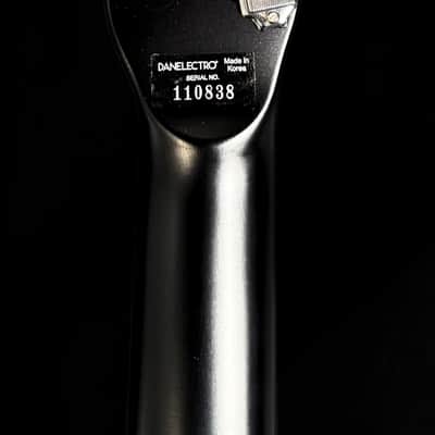 Danelectro Baritone Prototype - Black and White Crackle *USA Small Business* image 7