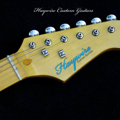 Custom Shop Mahogany 7-Sound Strat+Black Matte Guard+All Maple Neck+Working BridgeTone+Lollar Bridge Tele PU+Treble Bleed Circuit+Matched Custom Neck and Middle Pickups w/Dual Action Truss Rod+Vintage Kluson Style Tuners+Leveled, Crowned+Polished Frets! image 4