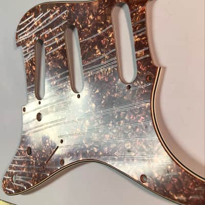 Fender 4-Ply MOTO Stratocaster Pickguard - Copper Pearloid image 2