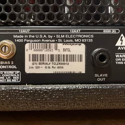 Ampeg SVT-CL Classic Series 300-Watt Tube Bass Amp Head 1994 - 1999 - Black image 6