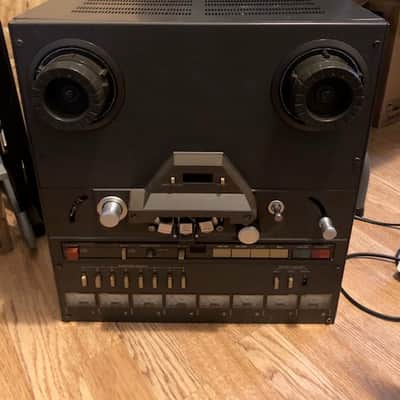 TASCAM 38 1/2" 8-Track Reel to Reel Tape Recorder 1980s - Brown image 3