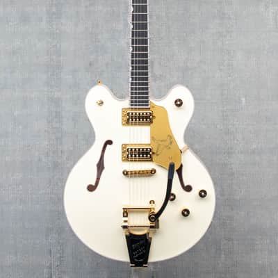 Gretsch Falcon Center Block LTD with String-Thru Bigsby and Gold Hardware Vintage White image 3