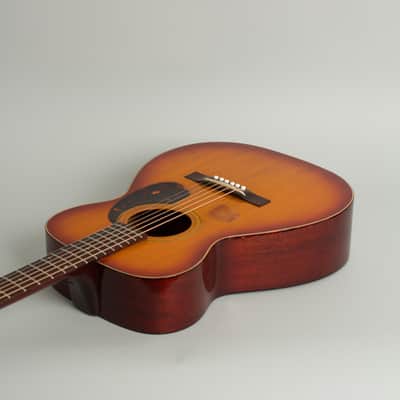 Immagine Guild  F-20 Flat Top Acoustic Guitar (1965), ser. #AG-195, molded black plastic hard shell case. - 7
