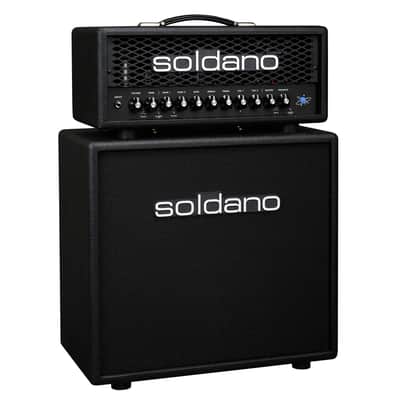 Soldano ASTRO Open Back Half Stack: 20 3-Channel 20-Watt Head & 1x12" Cab - Black image 5