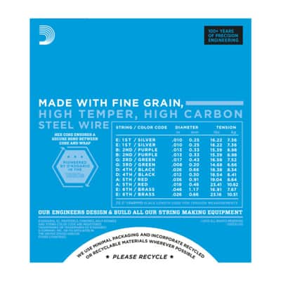 D'Addario E-Guitar Strings 12-String EXL150 Nickel Wound - Electric Guitar Strings image 3