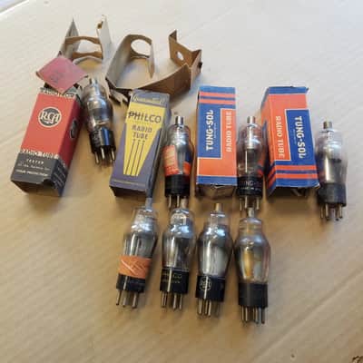 RCA etc. Pair (2) Type 39/44 Antique tNOS AT1000 TESTED Vacuum Tubes Pentode 1935-1949 image 2