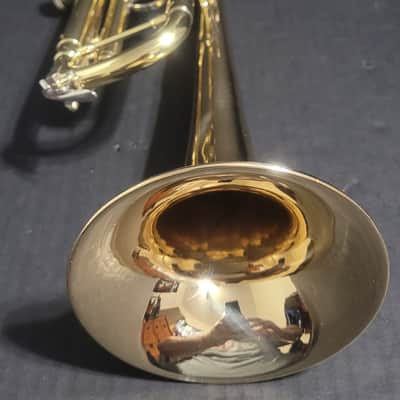Bach Stradivarius 43G Bell Trumpet, 2 Mouthpieces &2 handle hardwood case. - Clear Lacquer image 9